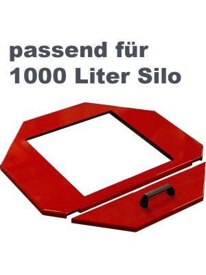 Adapterrahmen für 500 Liter Silo - rot