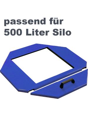 Adapterrahmen für 500 Liter Silo - blau