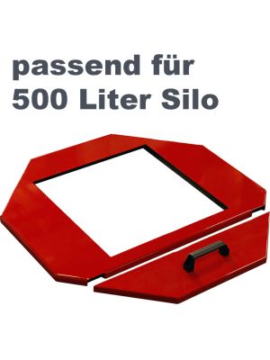 Adapterrahmen für 500 Liter Silo - rot
