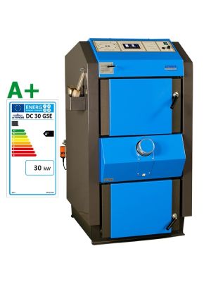 ATMOS Holzvergaser DC25GSE mit Automatikzündung Links