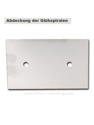 Abdeckblech der Glühspirale