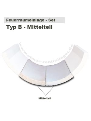 Verbrennungsraumboden - 2 x Mittelteil Typ B