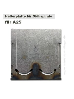 Halterplatte für Glühspirale