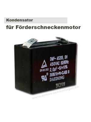 Kondensator für Förderschneckenmotor