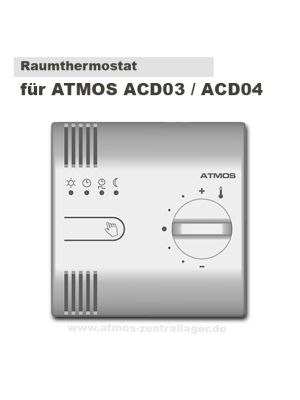 ARU10 – Raumthermostat für ACD03 / ACD04 kabelgebunden