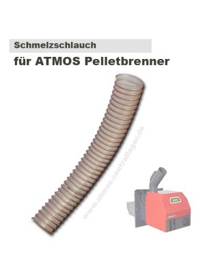 Schlauch zwischen Brenner und Förderschnecke