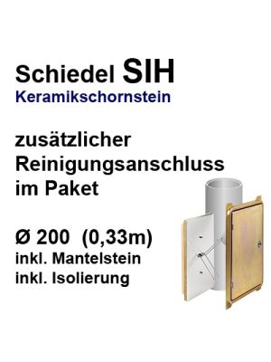 Schiedel SIH zusätzliches Putztüranschluss-Paket  Ø200