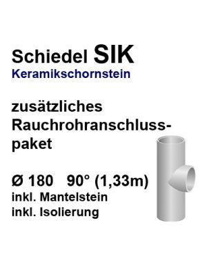 Schiedel SIK zusätzliches Rauchrohranschluss-Paket  Ø180