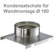 Schiedel ICS Kondensatschale bei Wandmontage